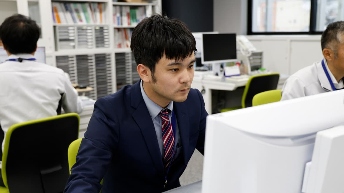 仕事中の様子