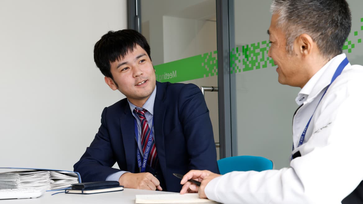 仕事中の様子